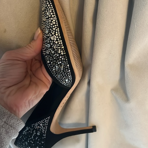 White House black market bling ombré crystal heels - Picture 6 of 13